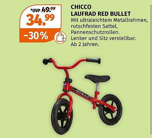 CHICCO LAUFRAD RED BULLET