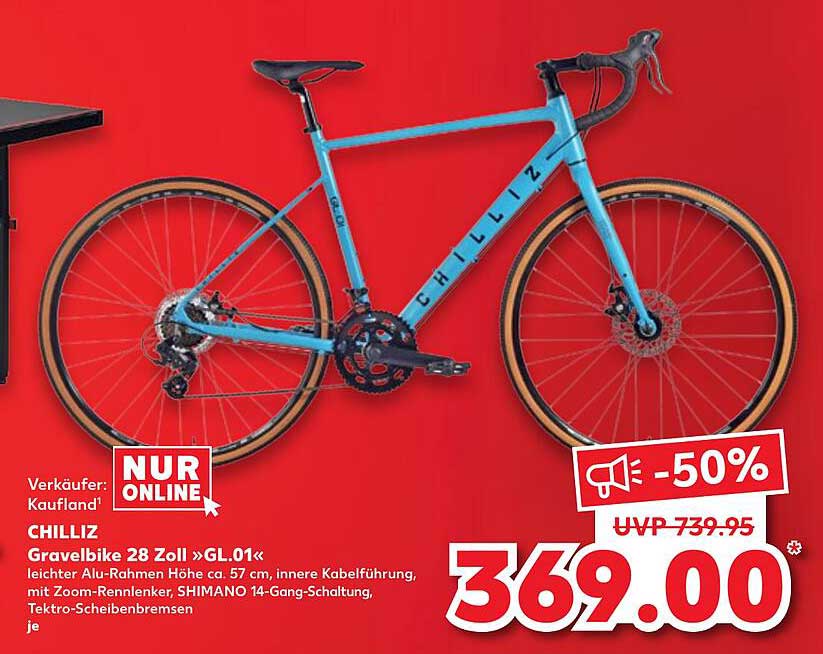 CHILLIZ Gravelbike 28 Zoll »GL.01«