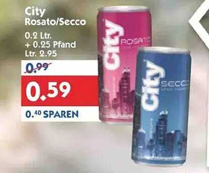 City Rosato/Secco 0,9 Ltr.