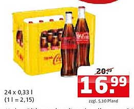 Coca-Cola Kasten 24 x 0,33l – Das Erfrischungsangebot der Getränke Quelle