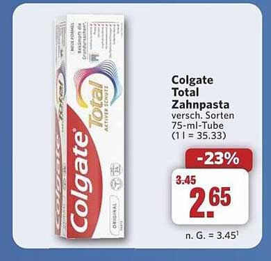 Colgate Total Zahnpasta 75 ml - versch. Sorten