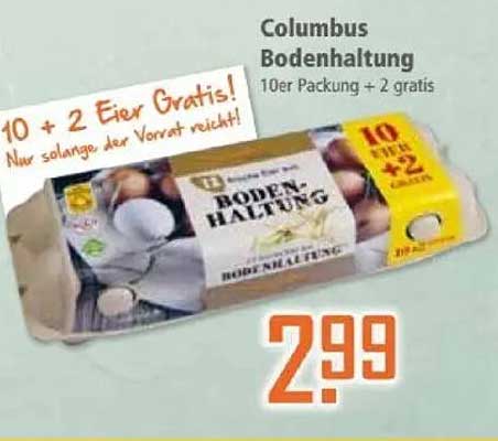 Columbus Bodenhaltung - 10er Packung + 2 gratis!