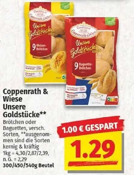 Coppenrath & Wiese Unsere Goldstücke 9 Brötchen oder Baguettes