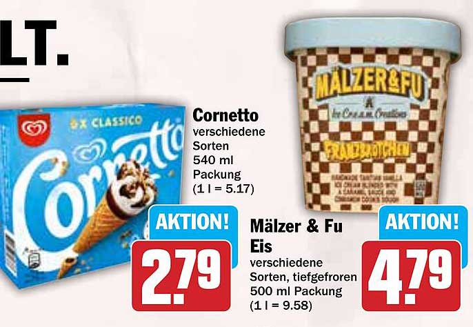 Cornetto und Mälzer & Fu Eis - Leckere Sommerneuheiten