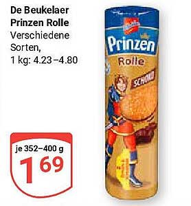 De Beukelaer Prinzen Rolle - Verschiedene Sorten