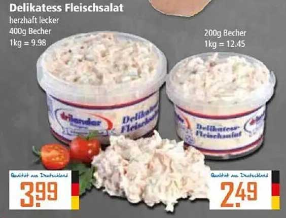 Delikatess Fleischsalat 400g Becher
