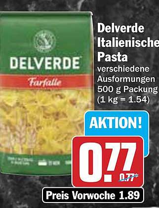 Delverde Italienische Pasta 500 g - Aktionspreis!