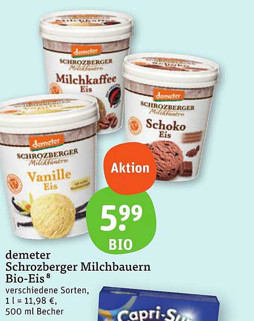 demeter Schrozberger Milchbauern Bio-Eis