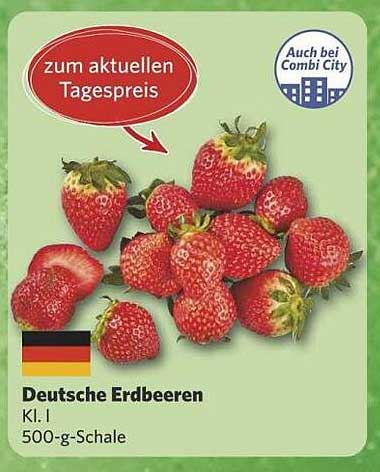 Deutsche Erdbeeren Kl. I 500-g-Schale