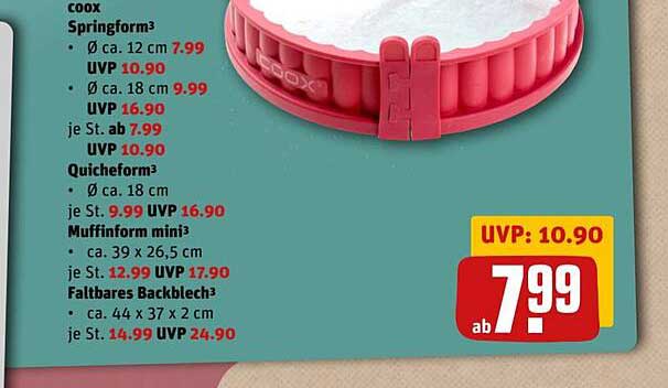 Die coox Springform 18 cm zum Sonderpreis
