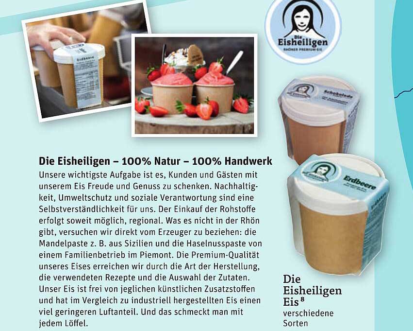 Die Eisheiligen – 100% Natur – 100% Handwerk