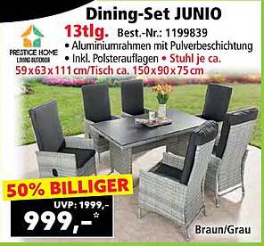 Dining-Set JUNIO 13tlg.