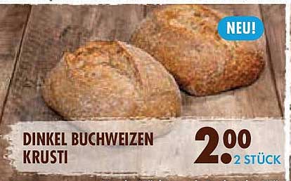 Dinkel Buchweizen Krusti