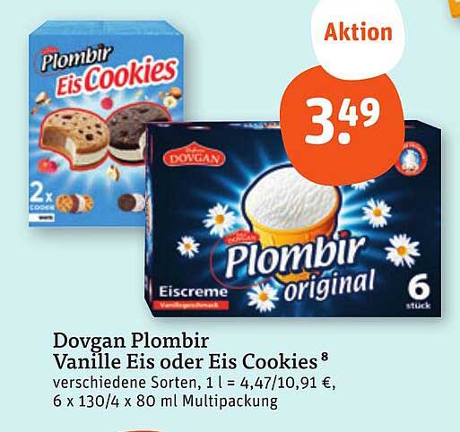 Dogvan Plombir Vanille Eis oder Eis Cookies
