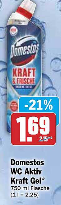 Domestos WC Aktiv Kraft Gel 750 ml