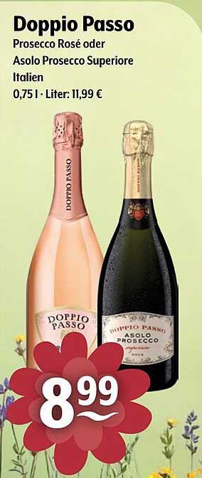 Doppio Passo Prosecco Rosé oder Asolo Prosecco Superiore Italien