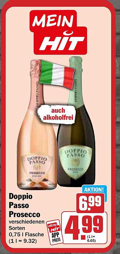 Doppio Passo Prosecco verschiedene Sorten