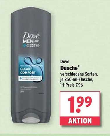 Dove Dusche verschiedene Sorten, je 250-ml-Flasche