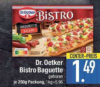 Dr. Oetker Bistro Baguette gefroren, Salami