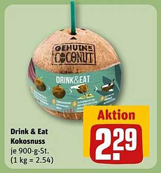 Drink & Eat Kokosnuss je 900-g-St.