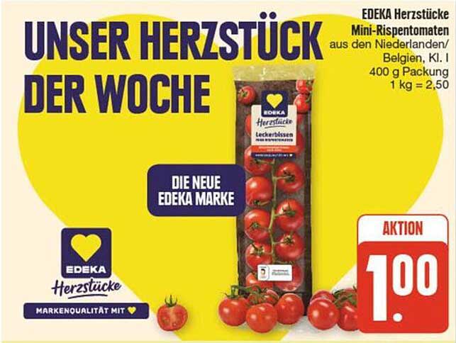 EDEKA Herzstücke Mini-Rispentomaten 400 g