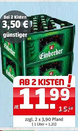 Einbecker Bier – Ab 2 Kisten nur 11,99 €