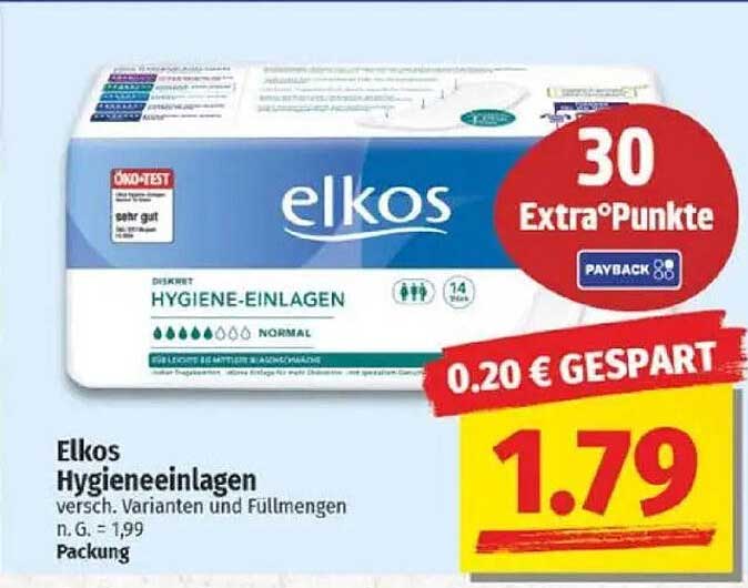Elkos Hygieneeinlagen