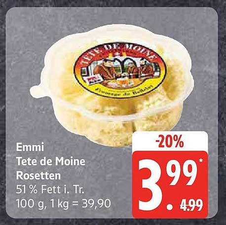 Emmi Tete de Moine Rosetten