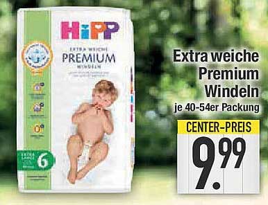 Extra weiche Premium Windeln je 40-54er Packung