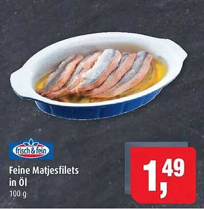 Feine Matjesfilets in Öl