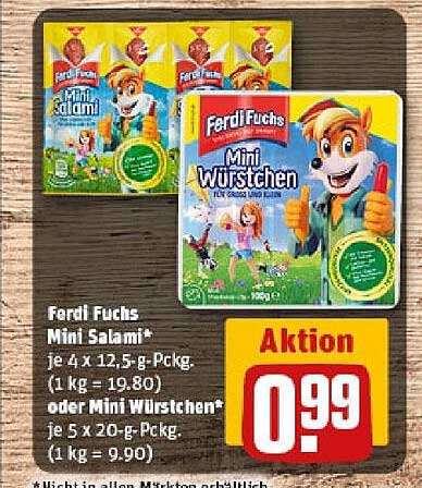 Ferdi Fuchs Mini Salami oder Mini Würstchen