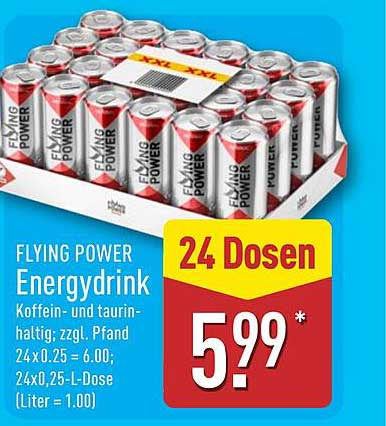 FLYING POWER Energydrink 24 Dosen