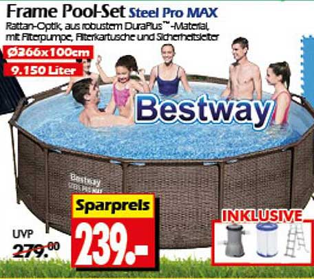 Frame Pool Set Steel Pro MAX