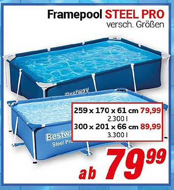 Framepool STEEL PRO - Verschiedene Größen