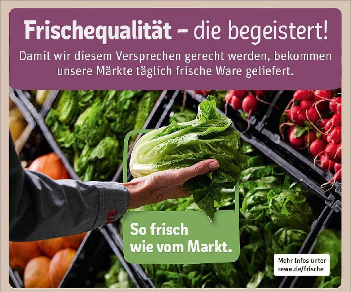Frischequalität – die begeistert!