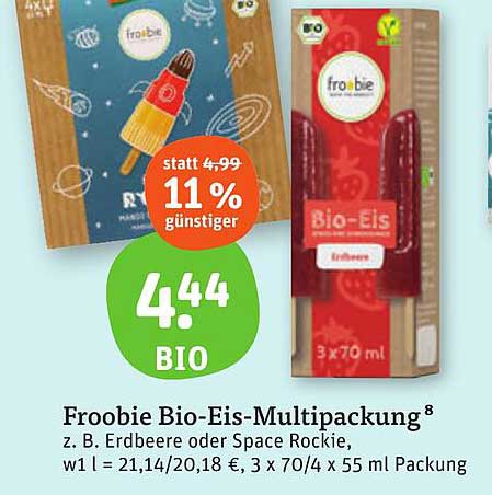 Froobie Bio-Eis-Multipackung