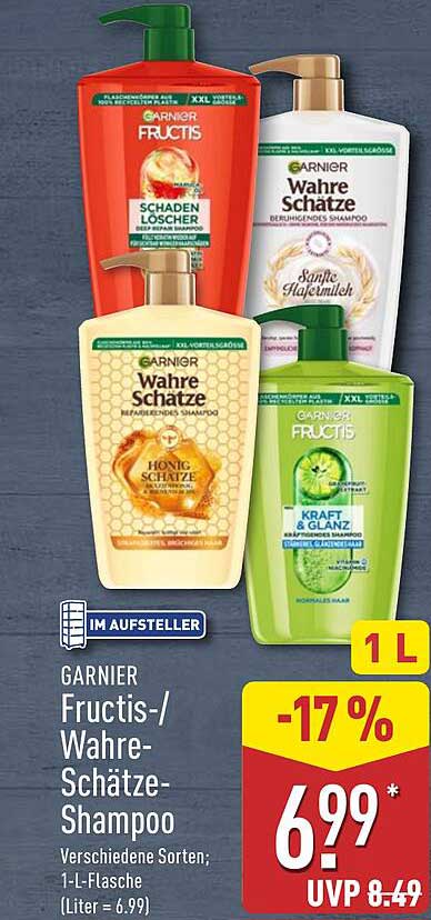 GARNIER Fructis-/Wahre-Schätze-Shampoo - verschiedene Sorten