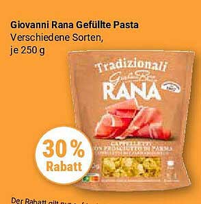 Giovanni Rana Gefüllte Pasta – Verschiedene Sorten, je 250 g
