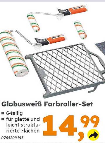 Globusweiß Farbauer-Set 6-teilig