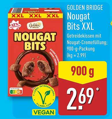 GOLDEN BRIDGE Nougat Bits XXL