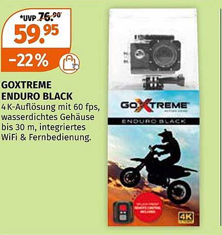 GOXTREME ENDURA BLACK Aktionsangebot