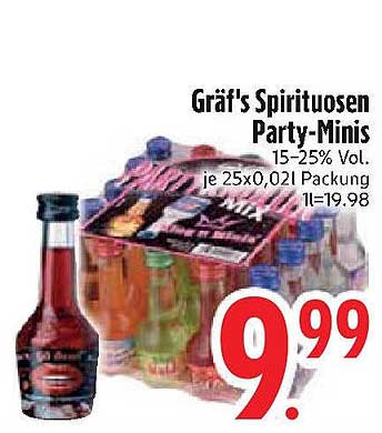 Gräf's Spirituosen Party-Minis