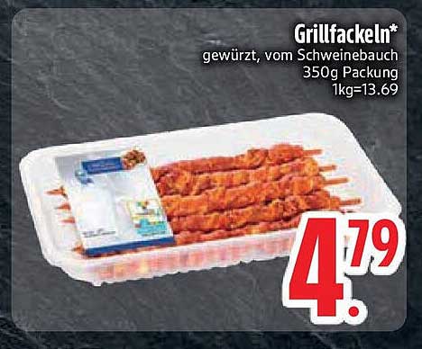 Grillfackeln - gewürzt, vom Schweinebauch 350g Packung