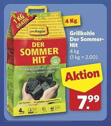 Grillkohle Der Sommer-Hit 4 kg
