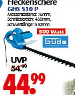 GÜDE Heckenschere GHS 510 P