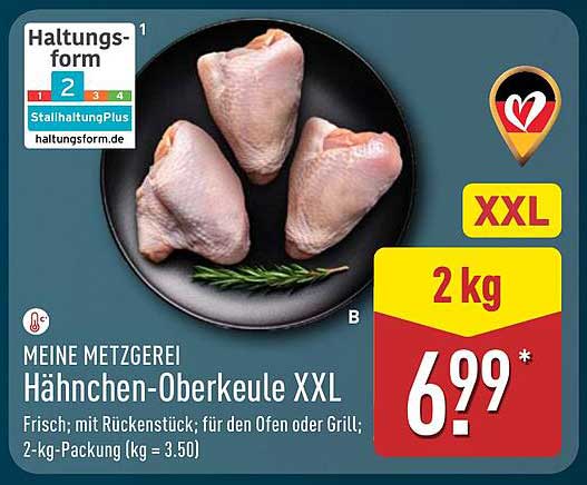 Hähnchen-Oberkeule XXL 2 kg