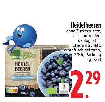 Heidelbeeren ohne Zuckerzusatz – EDEKA BIO
