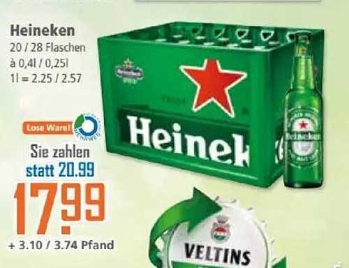 Heineken 20/28 Flaschen – Erfrischung zum besten Preis