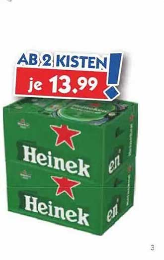 Heineken Bierkiste – 2 Kisten ab 13,99 €