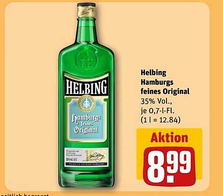 Helbing Hamburgs feines Original 35% Vol., je 0,7-l-Fl.